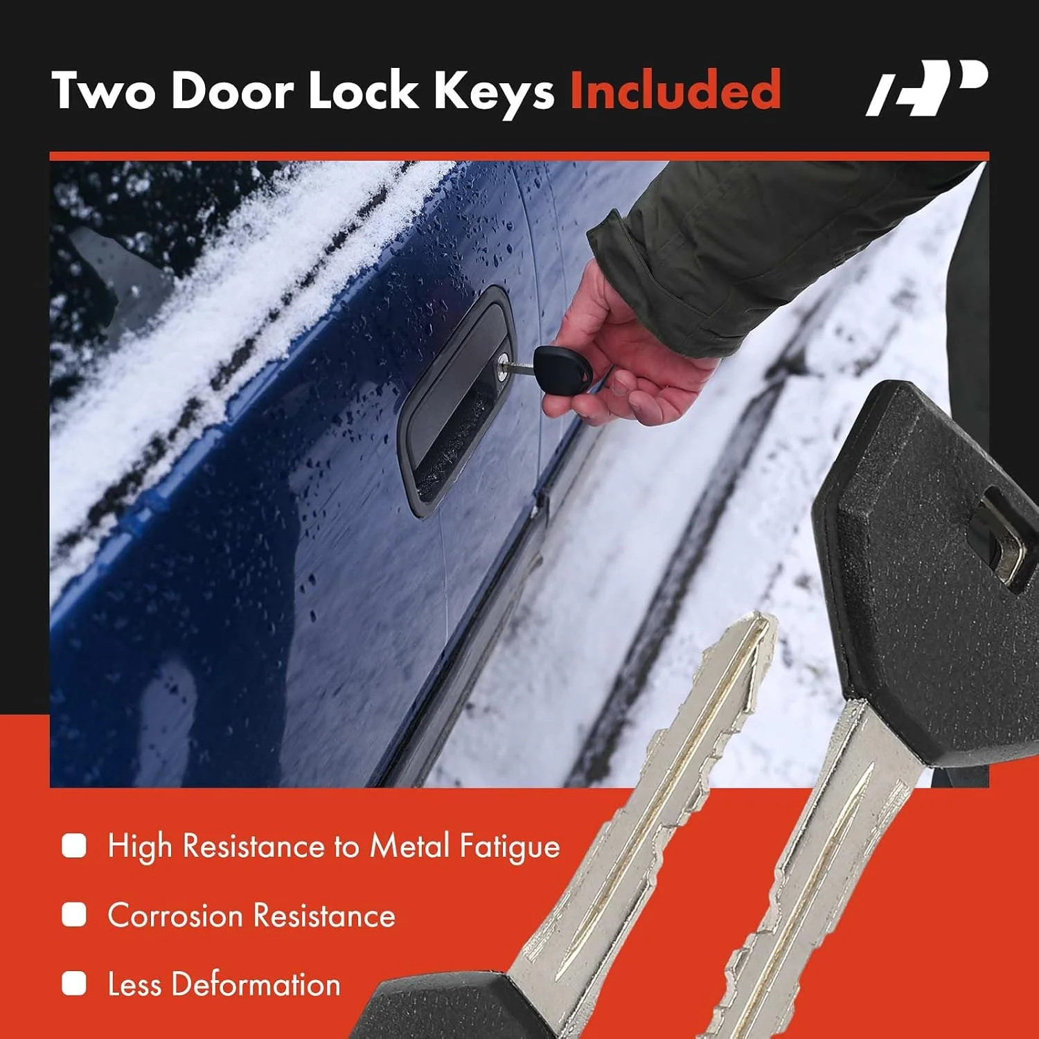 A-Premium Door Lock Cylinder Set with Keys Compatible with Chrysler Dodge Eagle