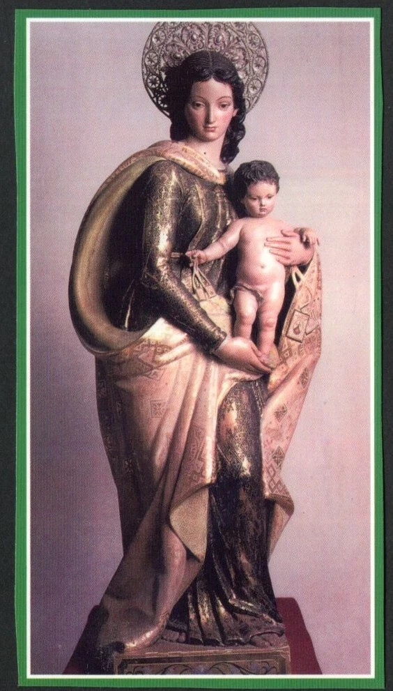 Holy card de la Virgin santino image pieuses estampa
