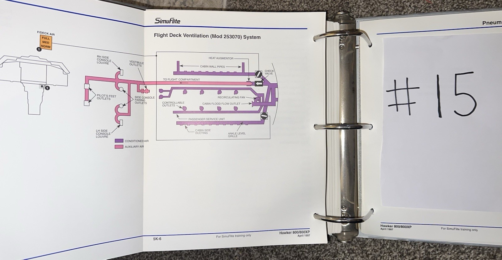 SimuFlite Hawker 800/800XP Technical Manual
