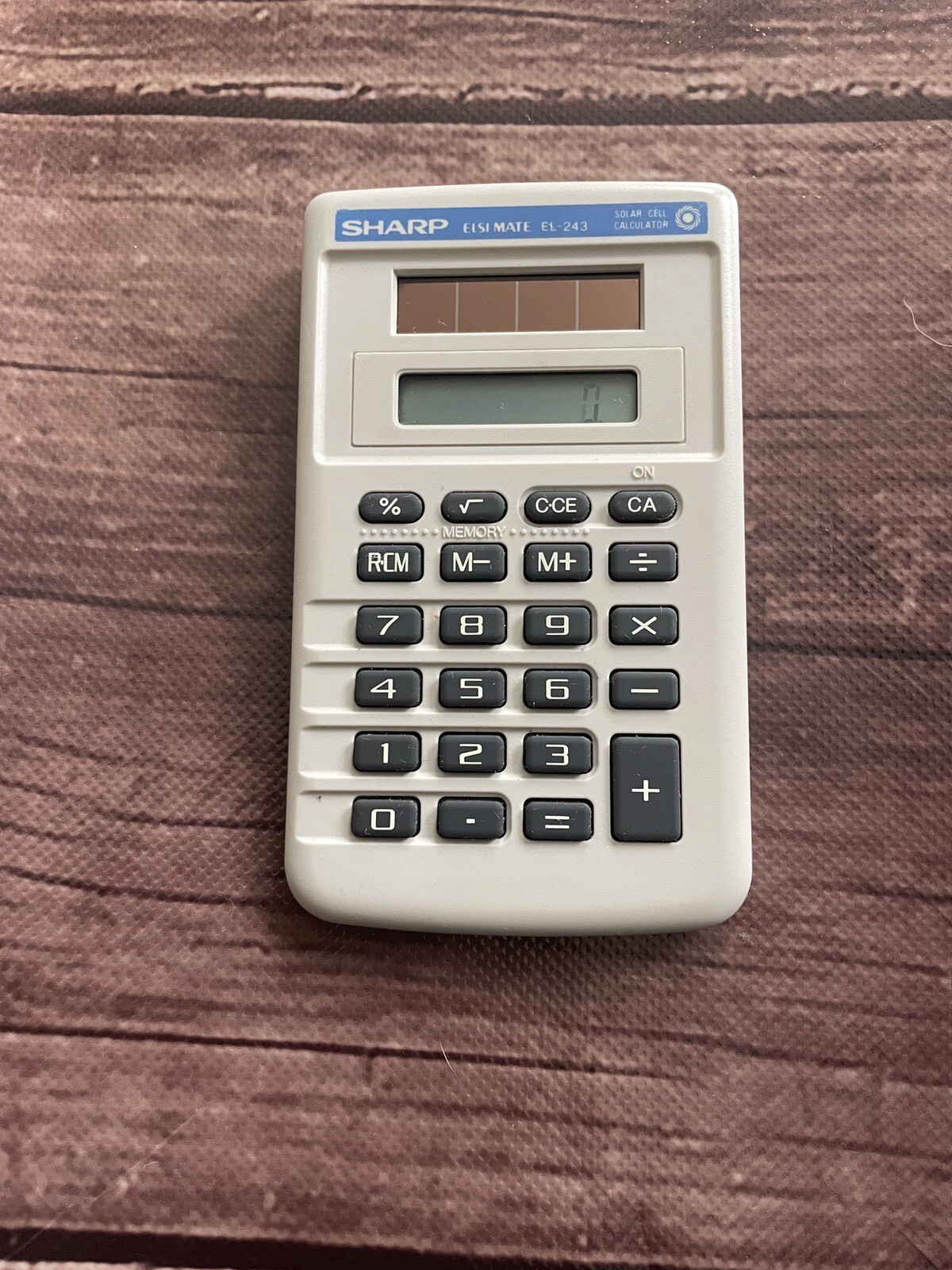 Sharp Elsi Mate EL-243 Solar Cell Calculator