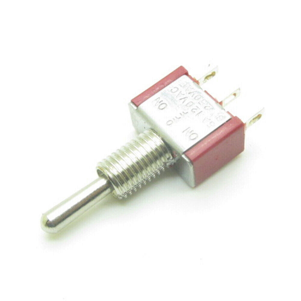 5× Momentary Toggle Switch 3 Position (ON)-OFF-(ON) Spring Back 3 Pin 12V 0-250V