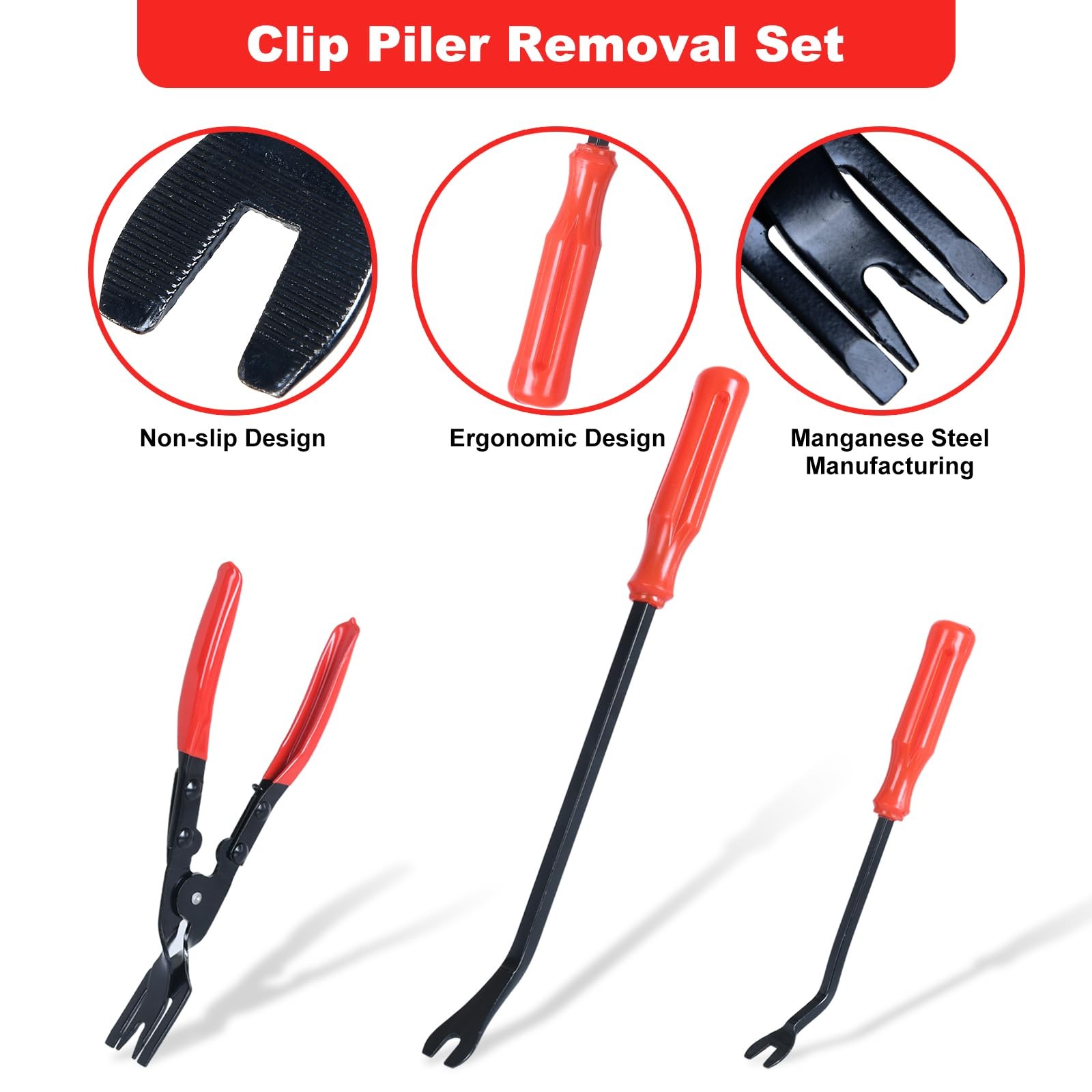 7 Pcs Auto Trim Removal Tool Plastic Pry Bar Kit Automotive Interior Panel