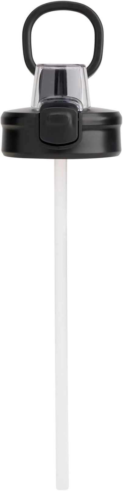 Push Lid with Push-Open Locking Cover and Attached Easy-Carry Handle