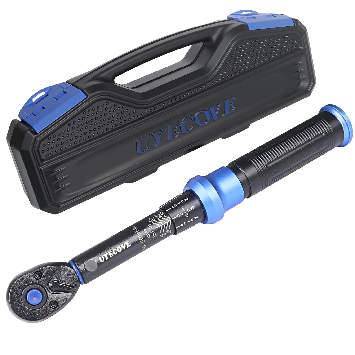1/4 Inch Drive Click Torque Wrench 10-50 IN-LB,Dual-Direction Click Professional