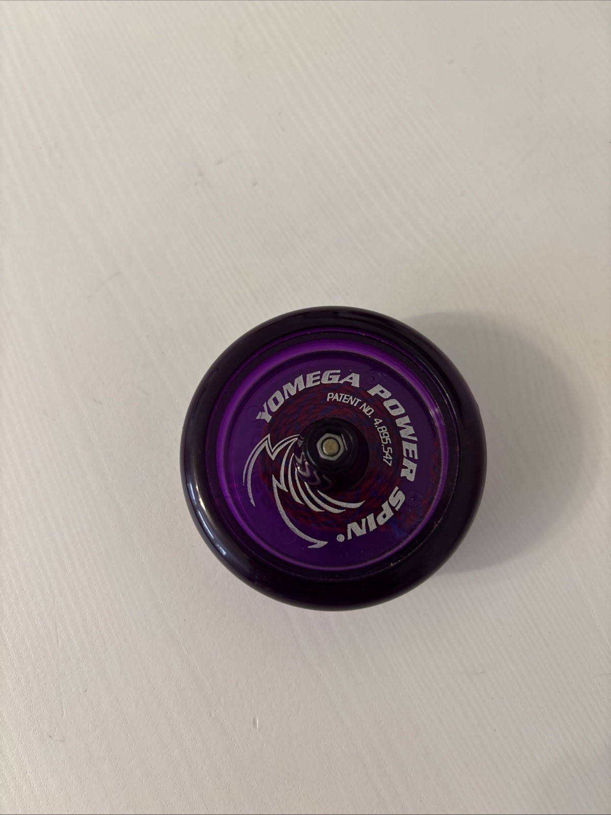 Vintage 1995 Yomega Power Spin Yo-Yo Modular Design Purple Transaxle