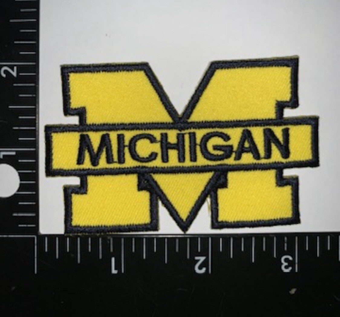 Michigan Wolverines Iron On Patch