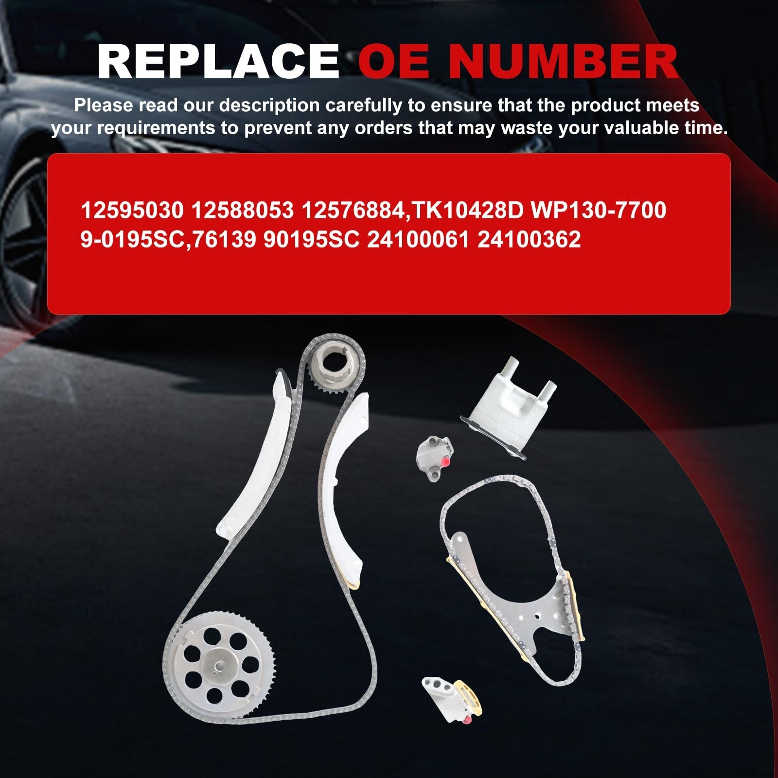 Timing Chain Kit Fit for Colorado 2007-2011 2.9L 3.7L for Colorado 2004-2006 ...