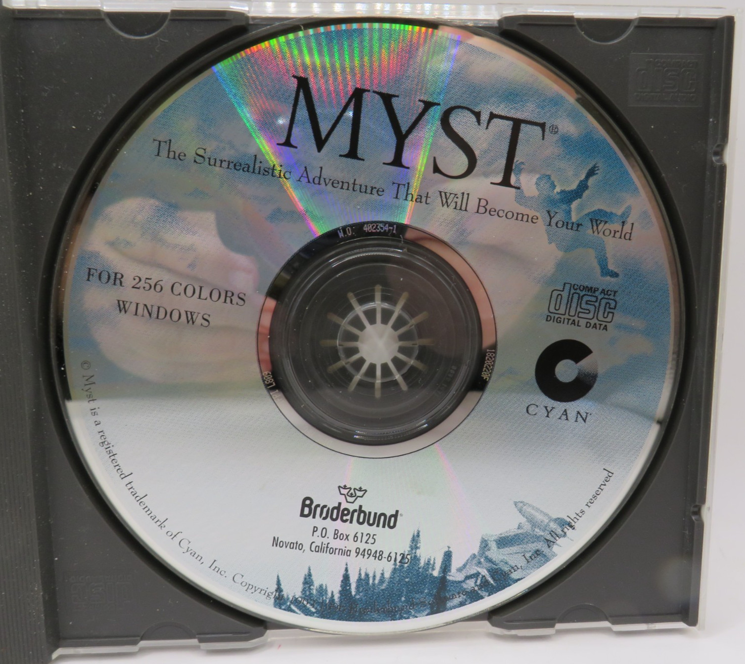 Vintage Myst Adventure Windows PC CD-ROM Computer User Manual