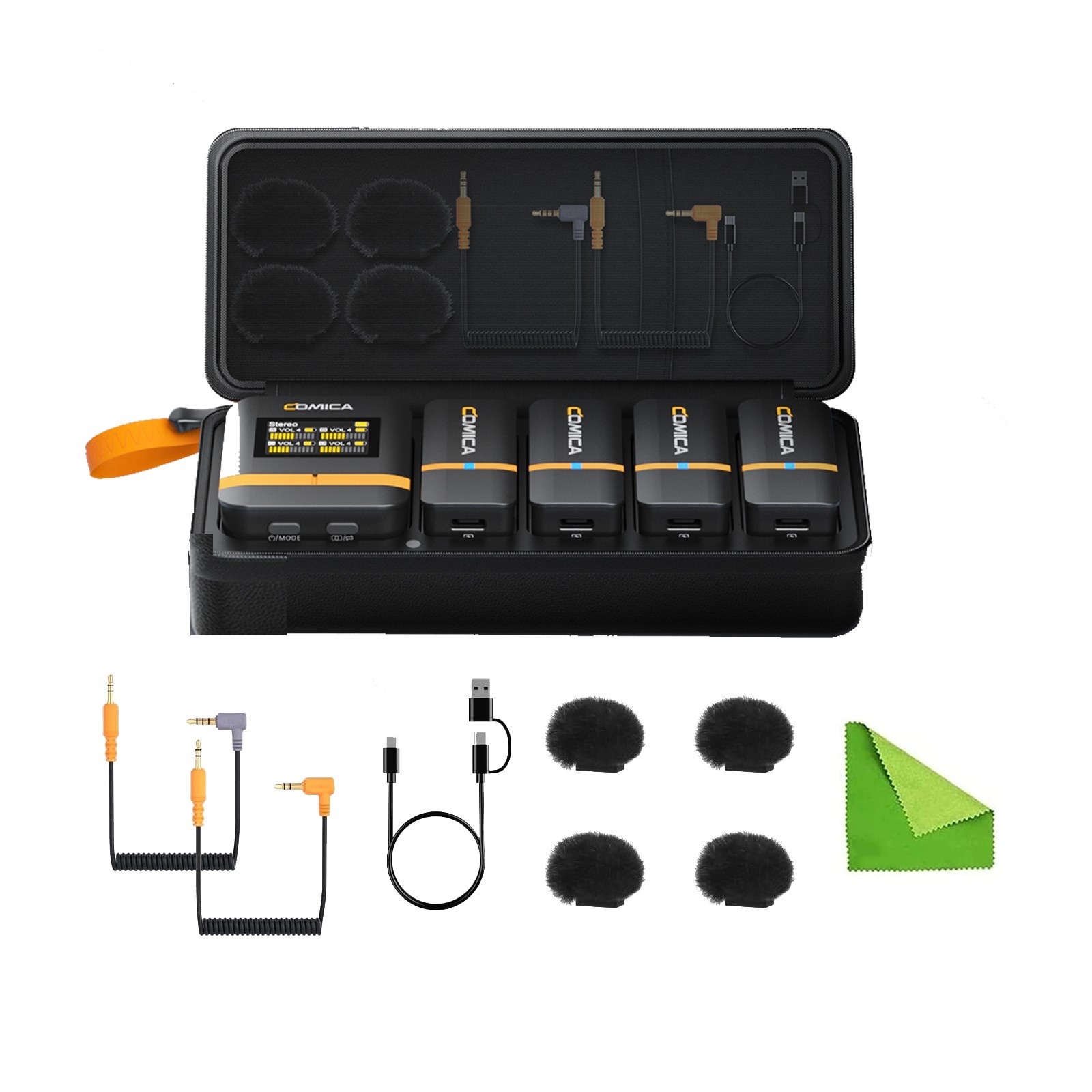 Comica Vimo Q Four-Channel Mini Wireless Lavalier Microphone System
