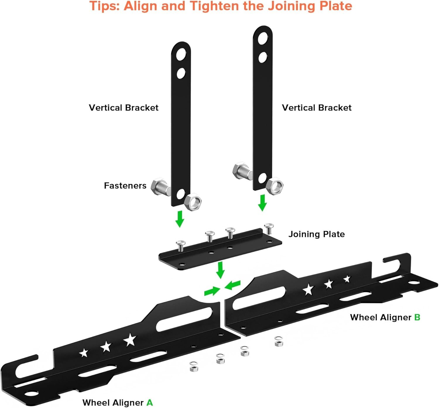 2Pcs Wheel Toe Alignment Tool Plate Automotive Wheel Alignment Upgraded Tool NEW