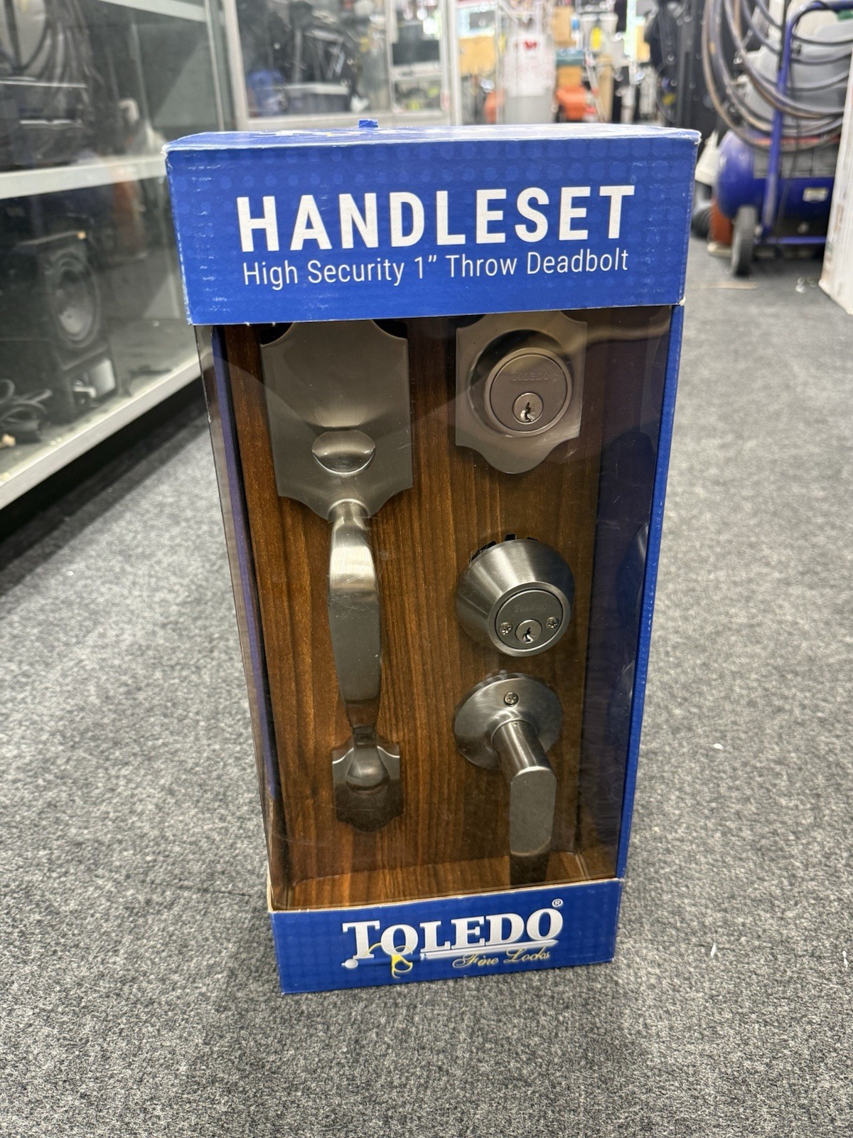 TOLEDO Cordoba Double Cylinder Satin Nickel Door Handleset V1601CO/CAUS15  （HL）