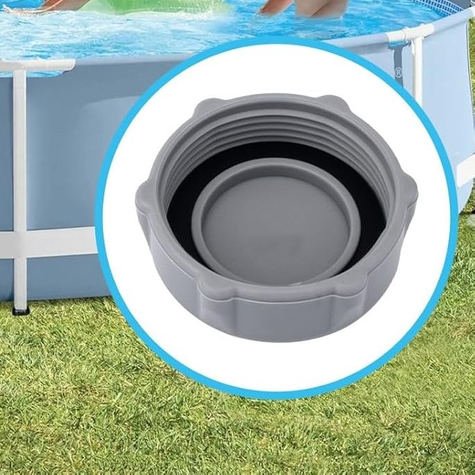 Grey Spare Part Drain Valve Cap For Coleman Pools, P6H1158ASS16 Pool Tools 1Pcs