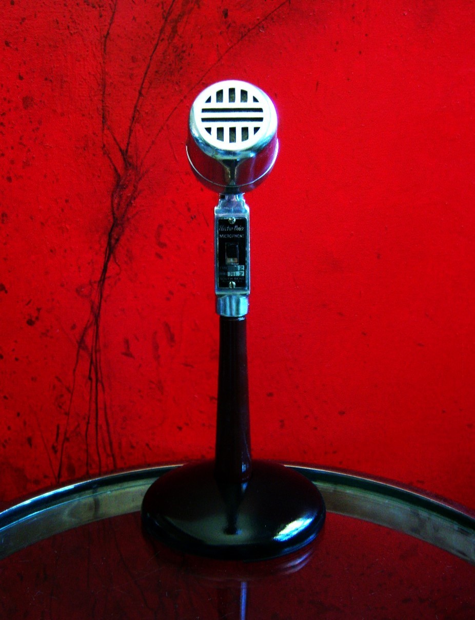 Vintage RARE 1940's Electro Voice 612 dynamic microphone w Astatic E6G stand