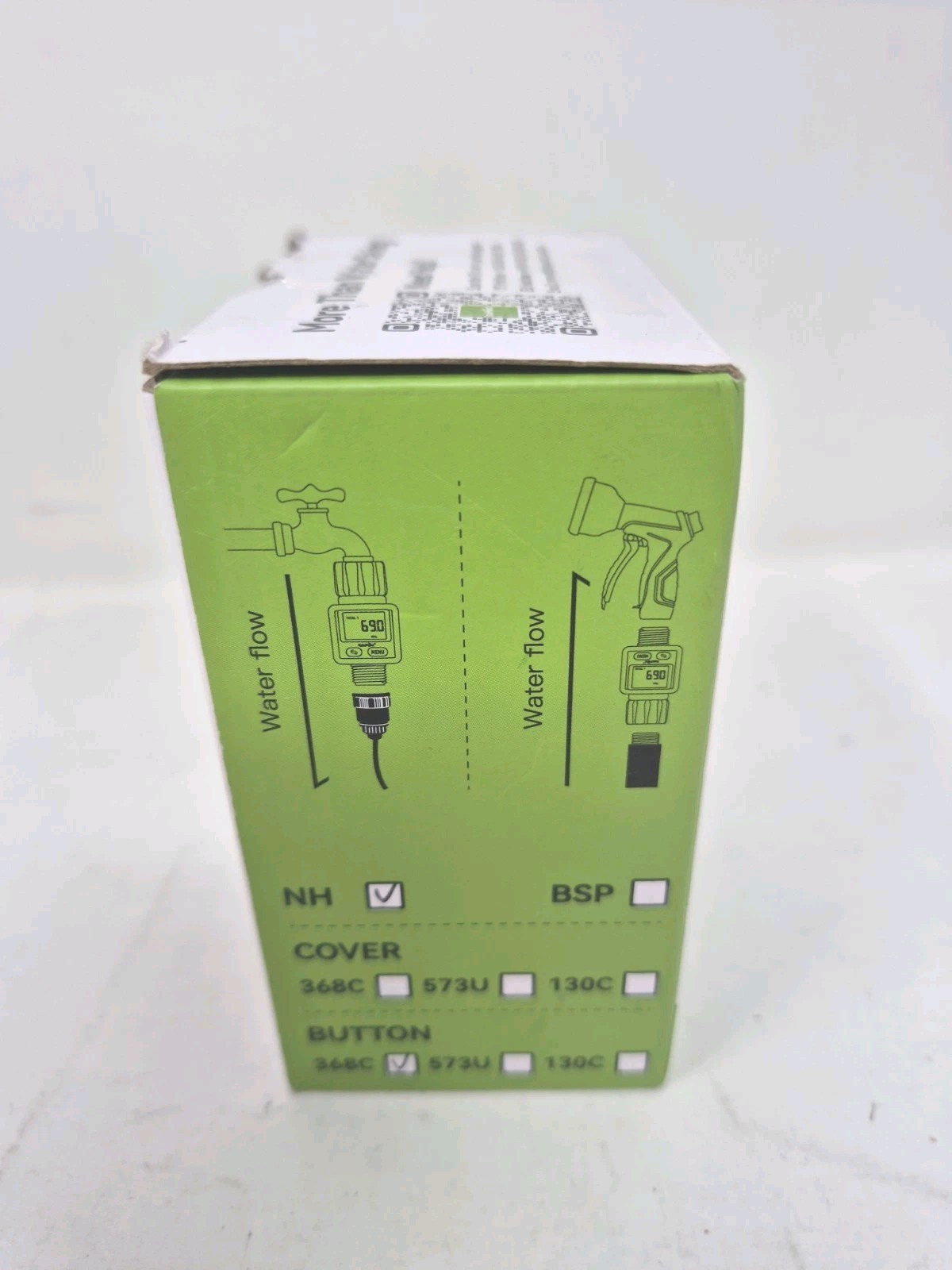 RainPoint Water Flow Meter , Screen-Flip Water Meter ICS018 - Open Box