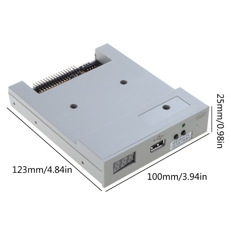 USB External Floppys Disk Reader Drive 1.44MB FDDs Diskette Drive for Industrial
