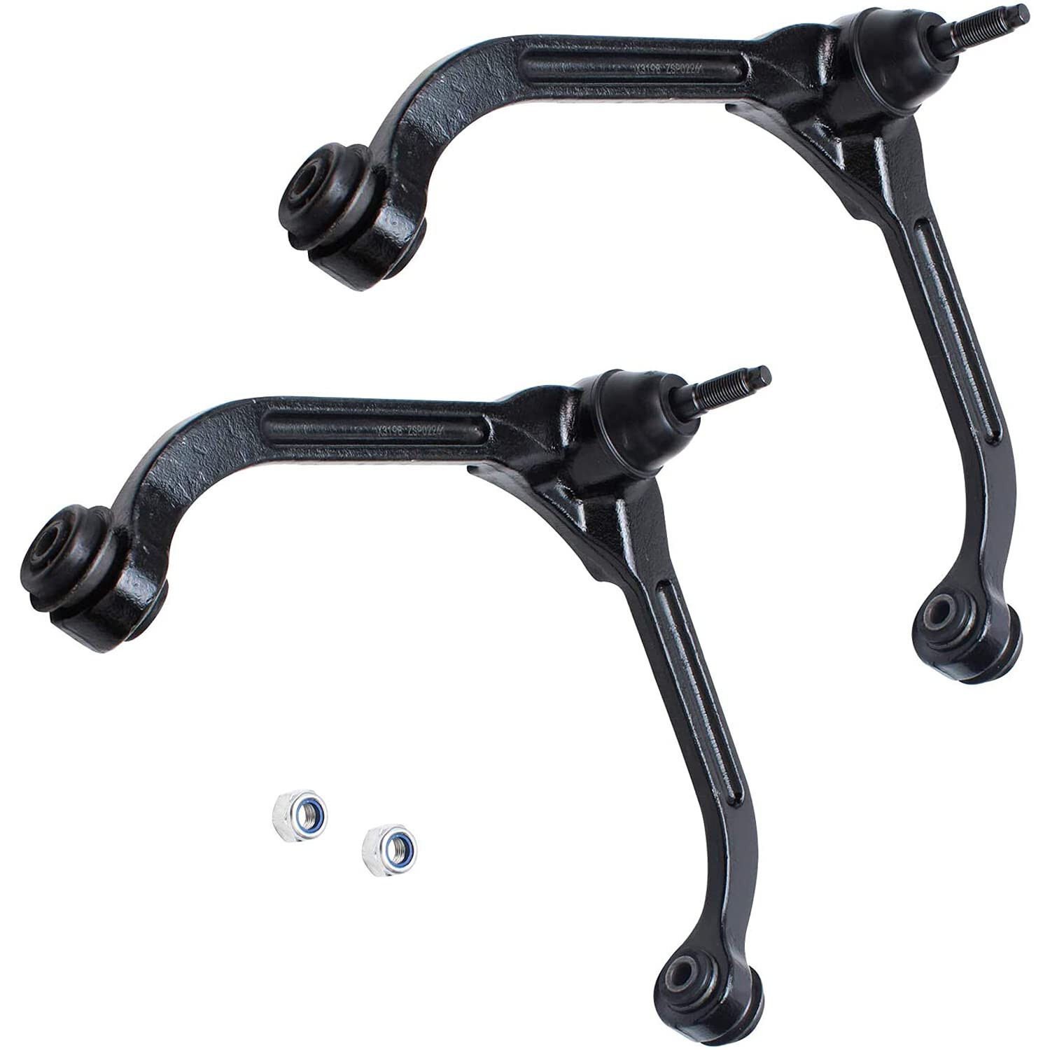 4pc Front Upper Control Arms & Lower Ball Joints for 2005 2006 2007 Jeep Liberty