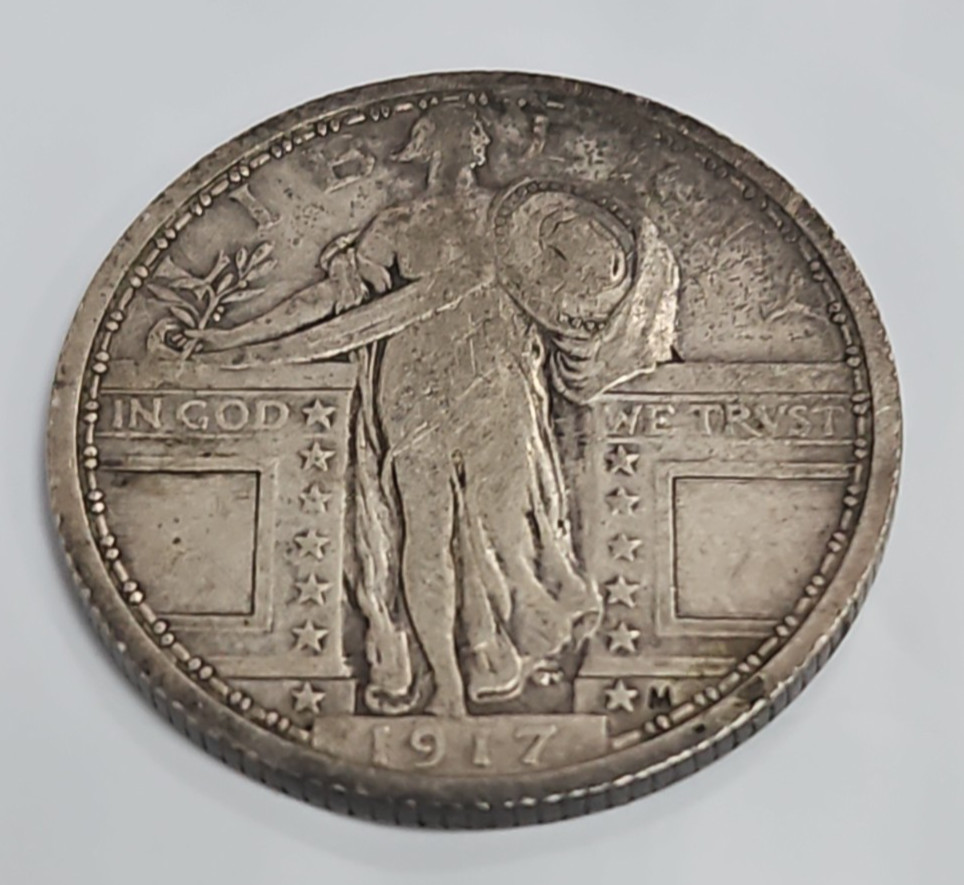 1917 Type 1 Standing Liberty Silver Quarter S341