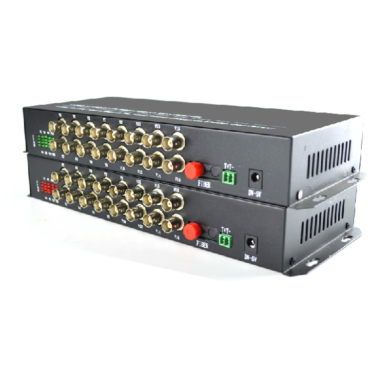 16 Channel digital Video fiber media converter Transmitter & Receiver 1 Pair