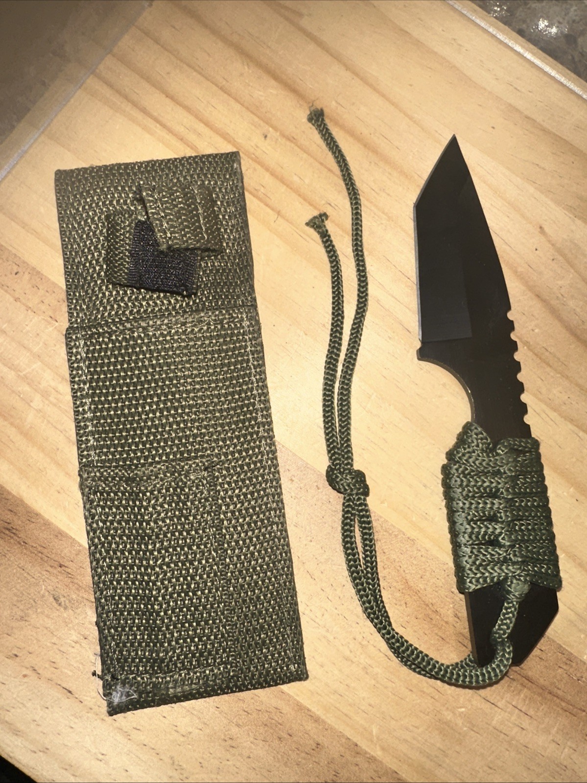 7' Hunting Knife with No Flint 3" Blade Survival Hunting Camping Zombie