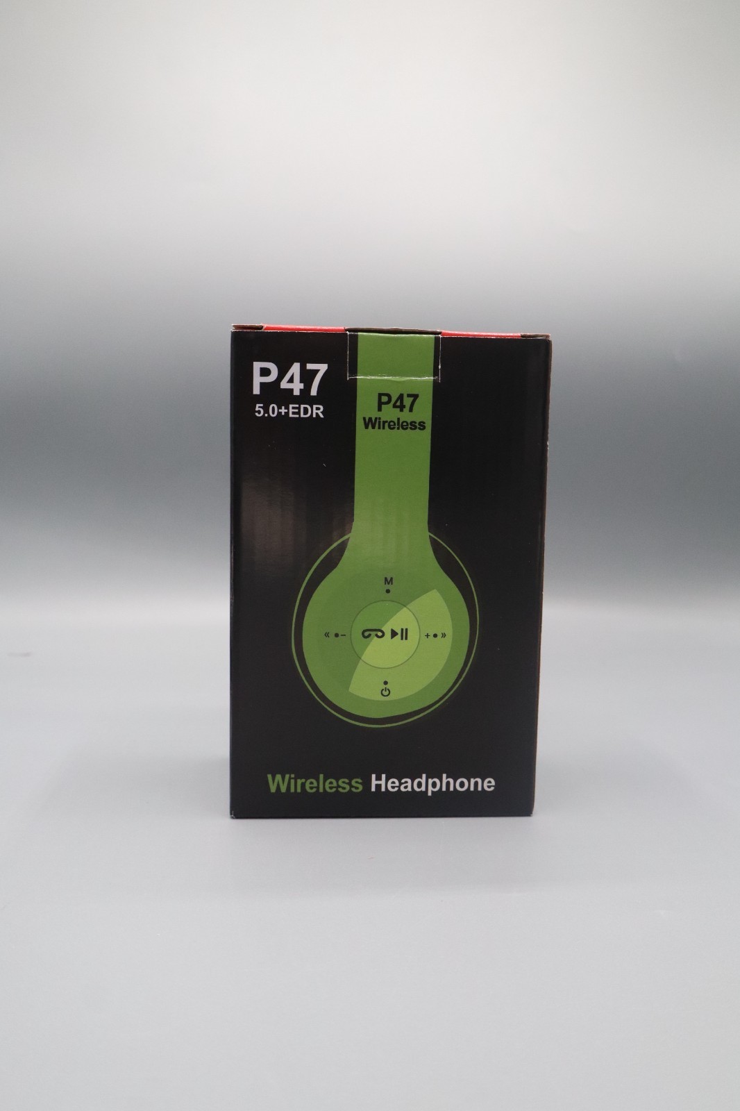 P47 Wireless Headphones Bluetooth 5.0+EDR Foldable Over-Ear with Mic, FM & SD -