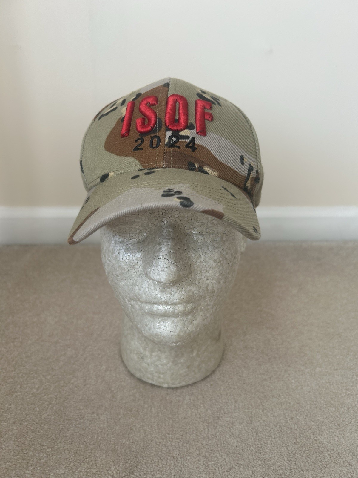 Rare Iraqi Special Operations Forces 2024 Desert Camo Cap / Hat