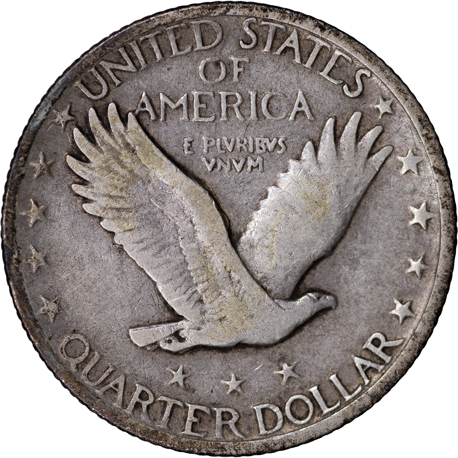 1924 25c Standing Liberty Quarter ~ Fine