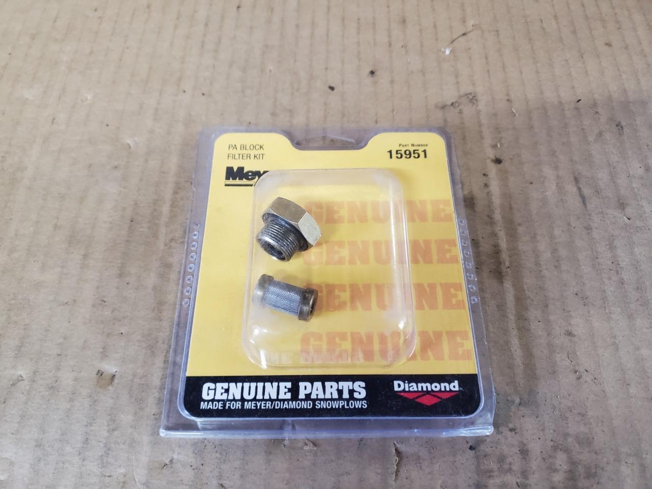 Genuine OEM Meyer PA Block Filter Kit 15951 E58H E68 E78 E88 15936 Snow Plow