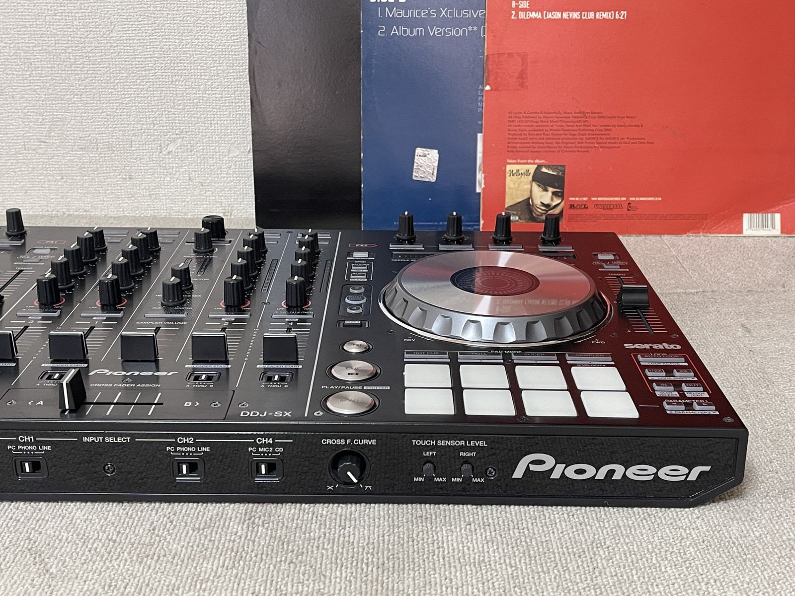 Pioneer DDJ-SX Serato DJ Controller Performance 4ch w/ AC Adapter Tested