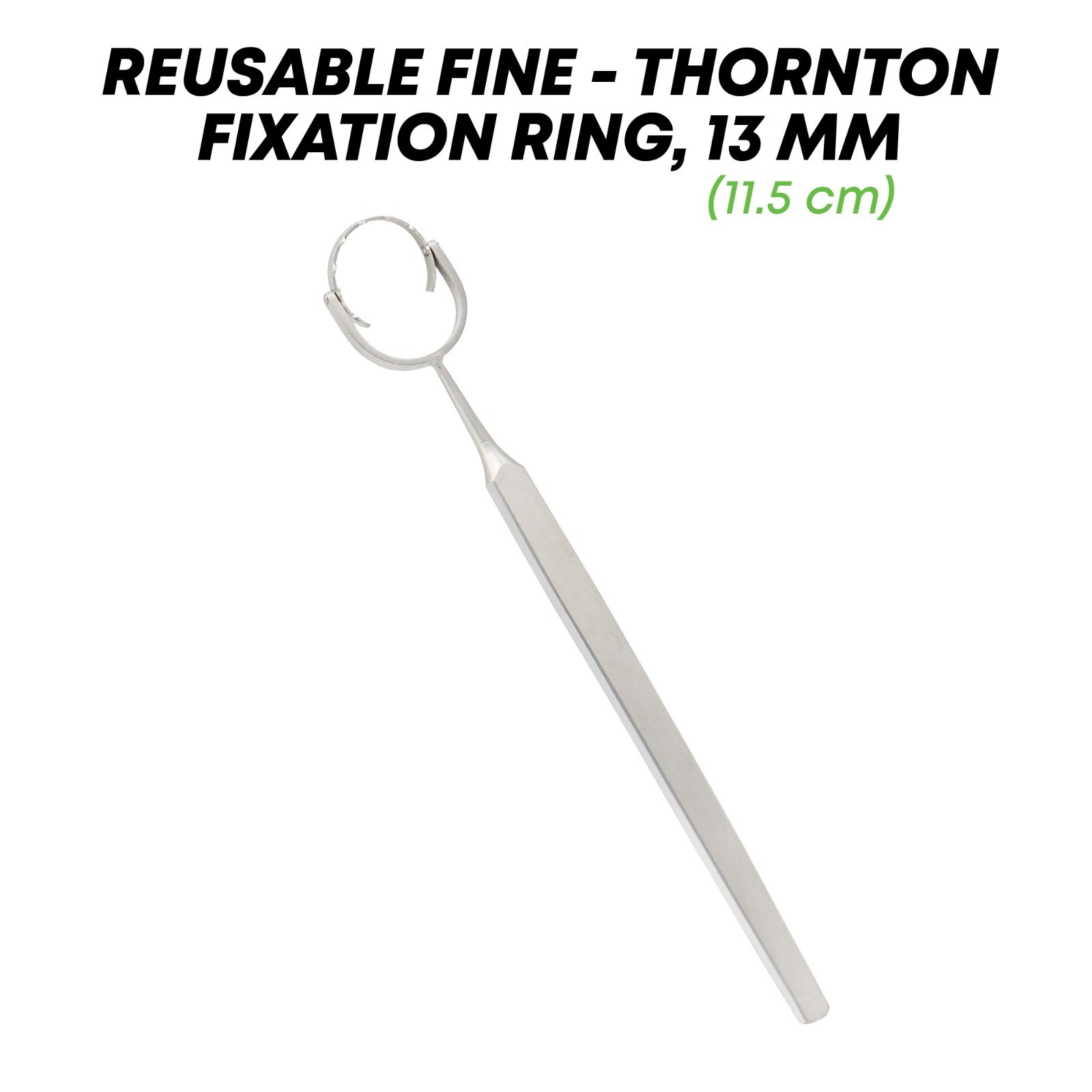 Fine Thornton Fixation Ring 13mm 8 Point Premium Ophthalmic Surgical Instruments