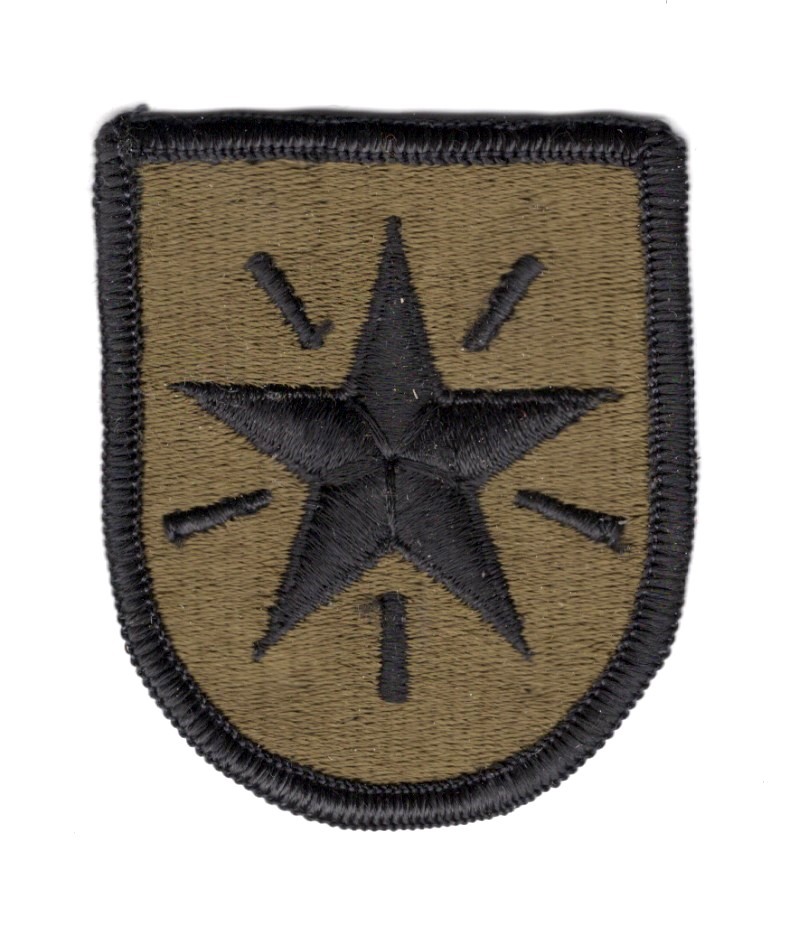 Army Patch: 36th Infantry Brigade - subdued, merrowed edge