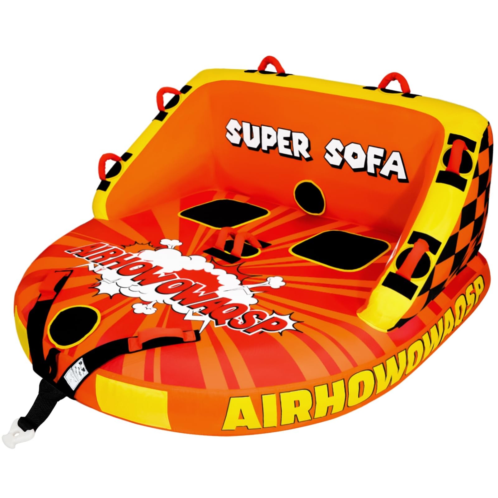 Super Sofa Towable Tubes for Boating 1-4 Person,Tubes for Boats,Inflatable Pull