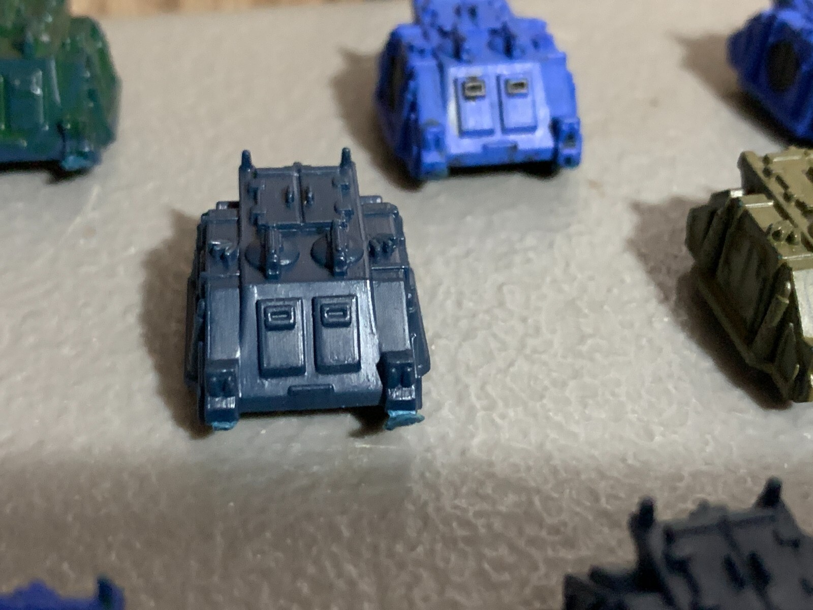 A16459 EPIC WARHAMMER 40K SPACE MARINES RHINO 10 PACK GAMES WORKSHOP
