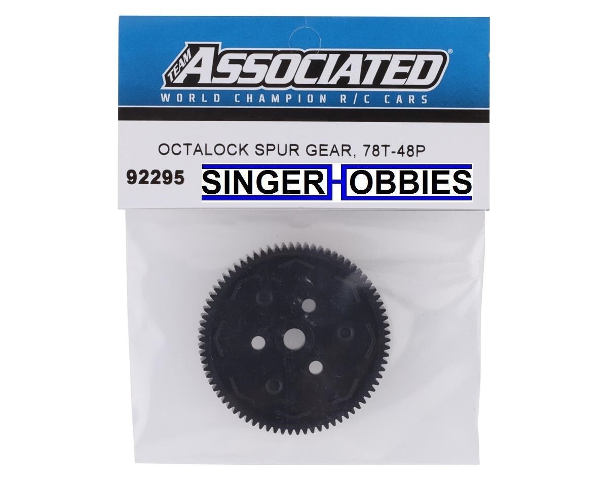 Associated ASC92295 Octalock 48P Spur Gear (78T) RC10 HH