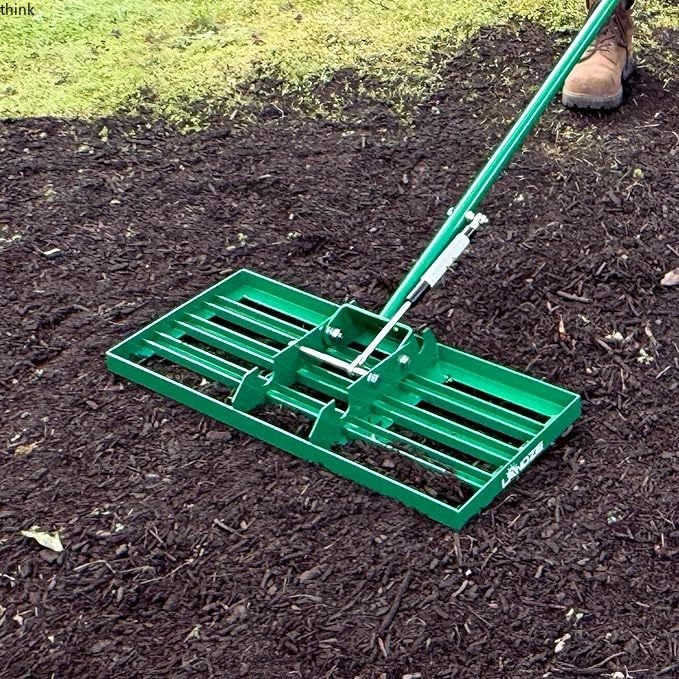Landzie AeroLeveler - The Lawn Leveling Rake that Never Flips - Patented 24"inch