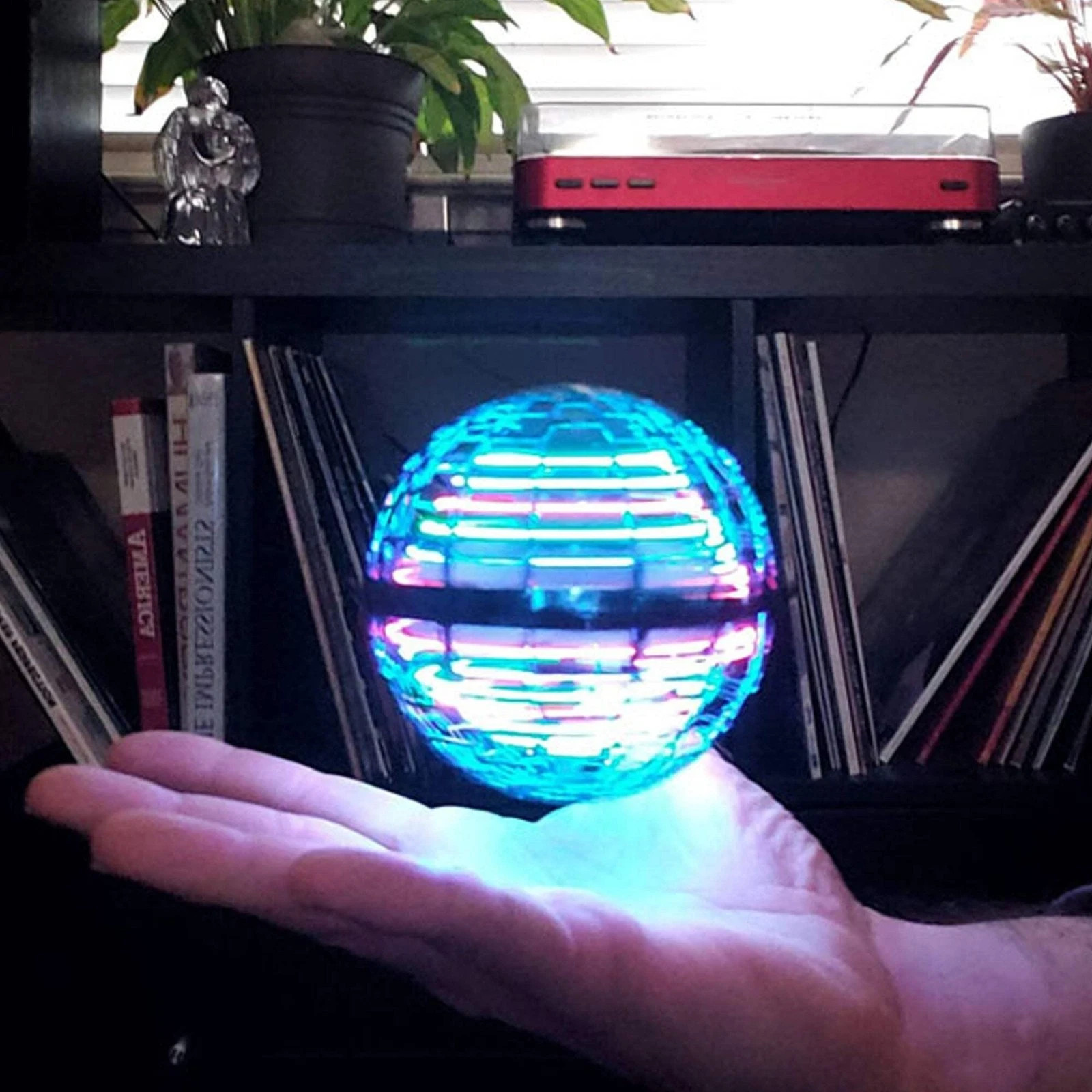 2025 Galaxy Ball Flying Orb Ball Toys LED Light Spinner Cosmic Ball