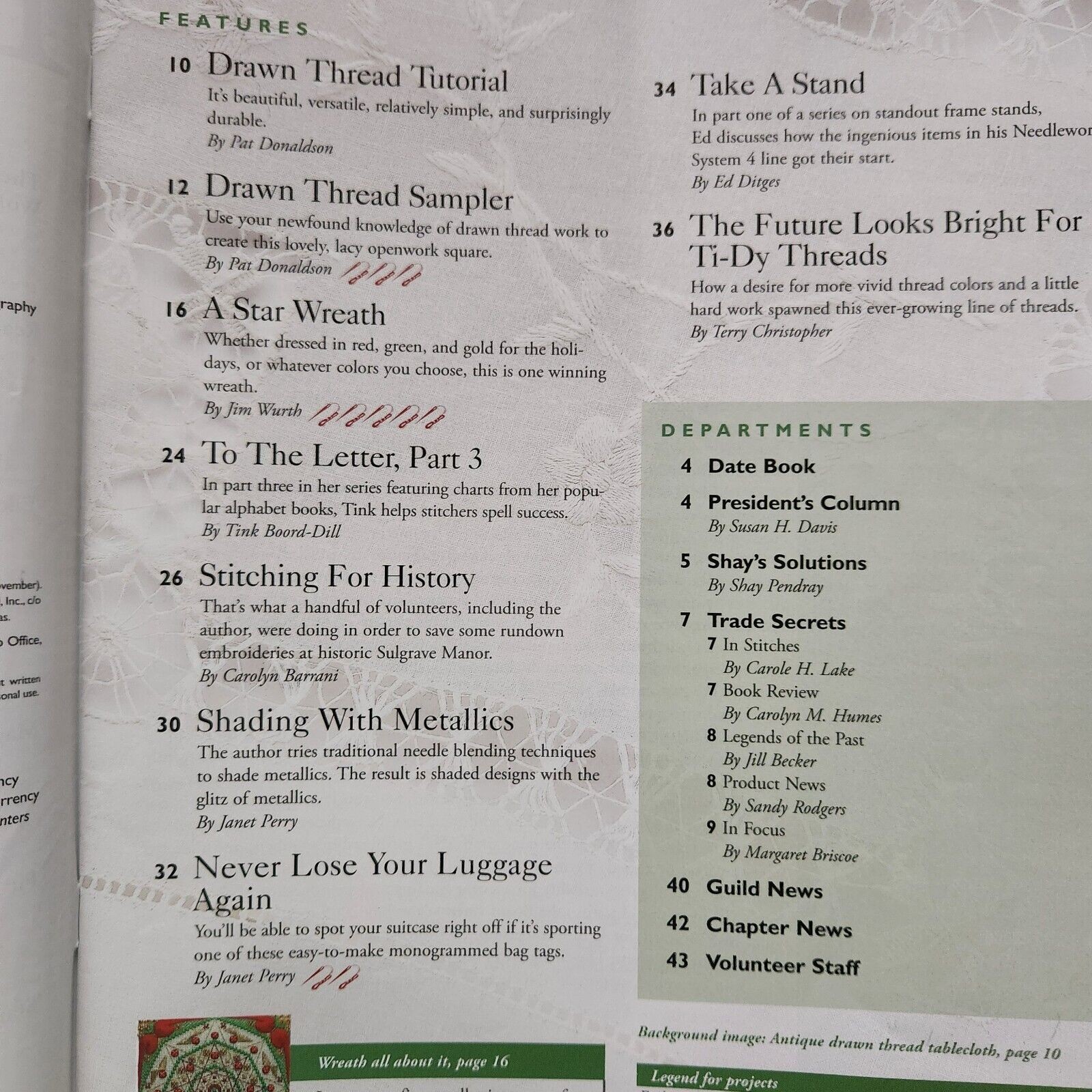 Needle Pointers Magazine Back Issue November 2005