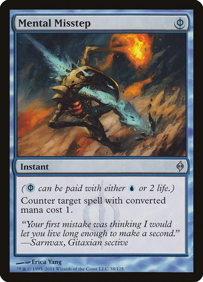 MTG Mental Misstep  - New Phyrexia #038