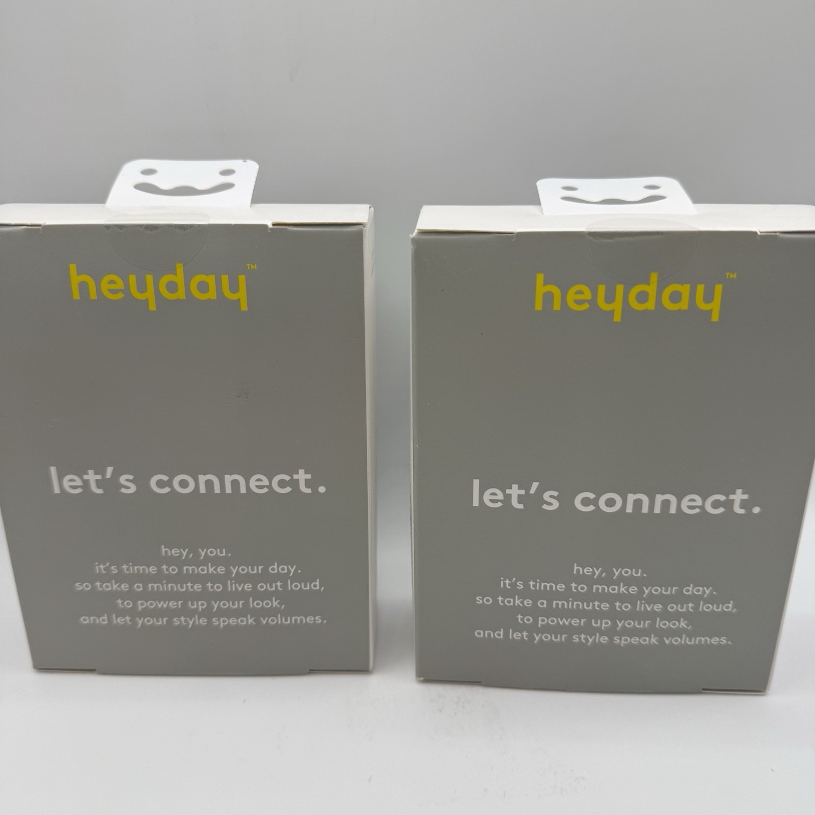 Heyday Compact Wireless Mouse Bluetooth 5.1 Warm Gray 2 Pack NEW