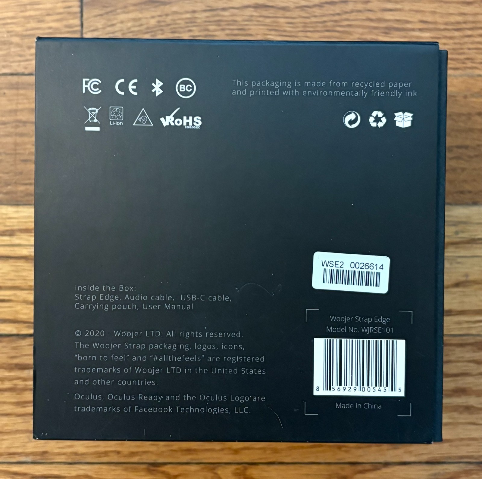 Woojer Strap Edge Haptic Strap for Games & Music