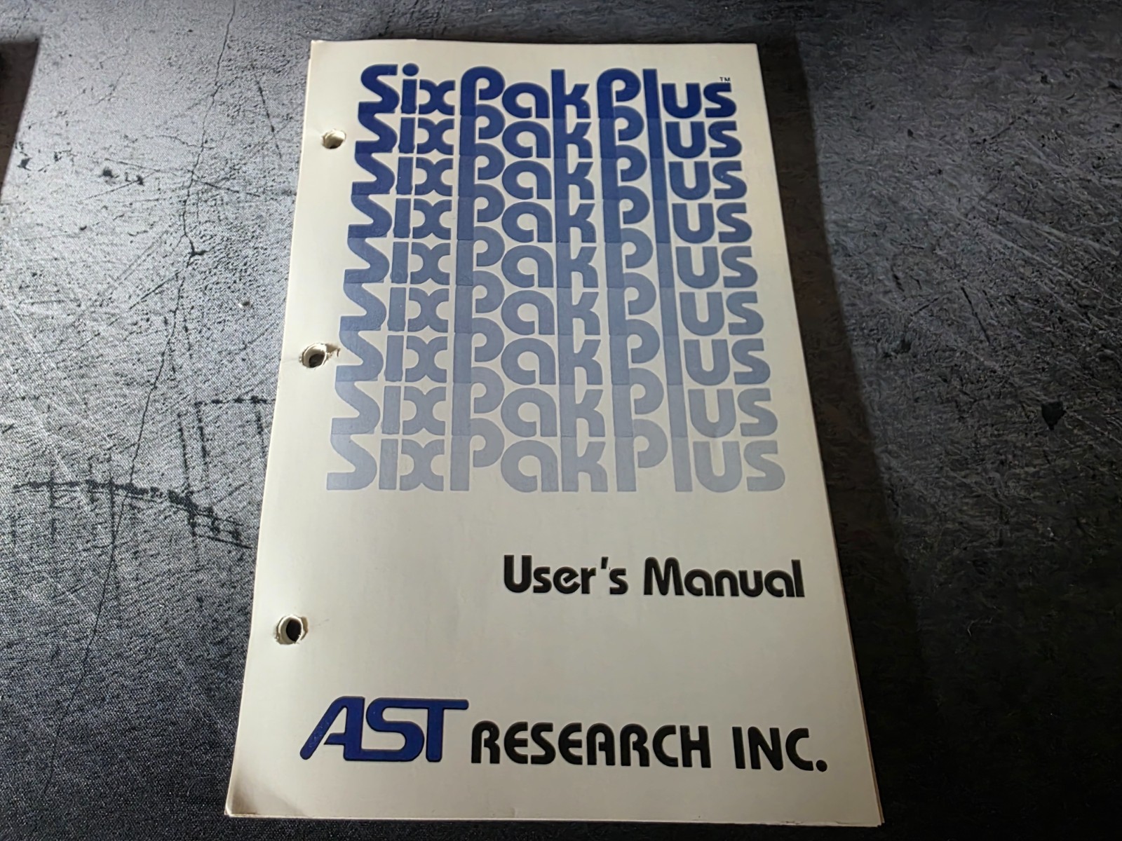 AST Six Pak Plus Original User Manual