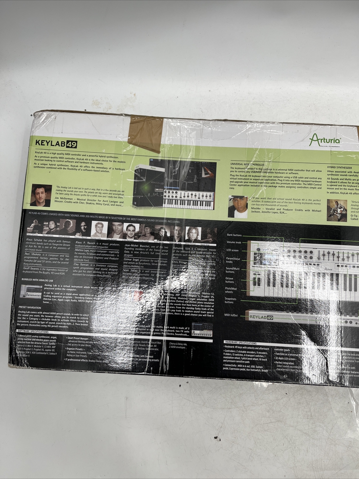 Arturia KeyLab 49 49-Note MIDI Keyboard Controller with Software Bundle