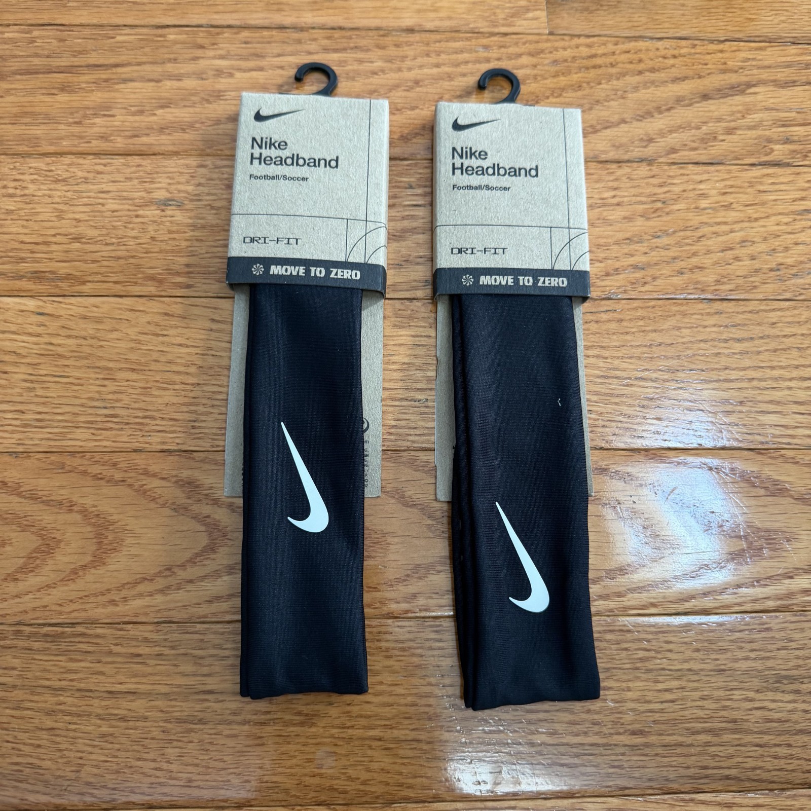 2 x NWT - Womens Nike Soccer Headbands - Black
