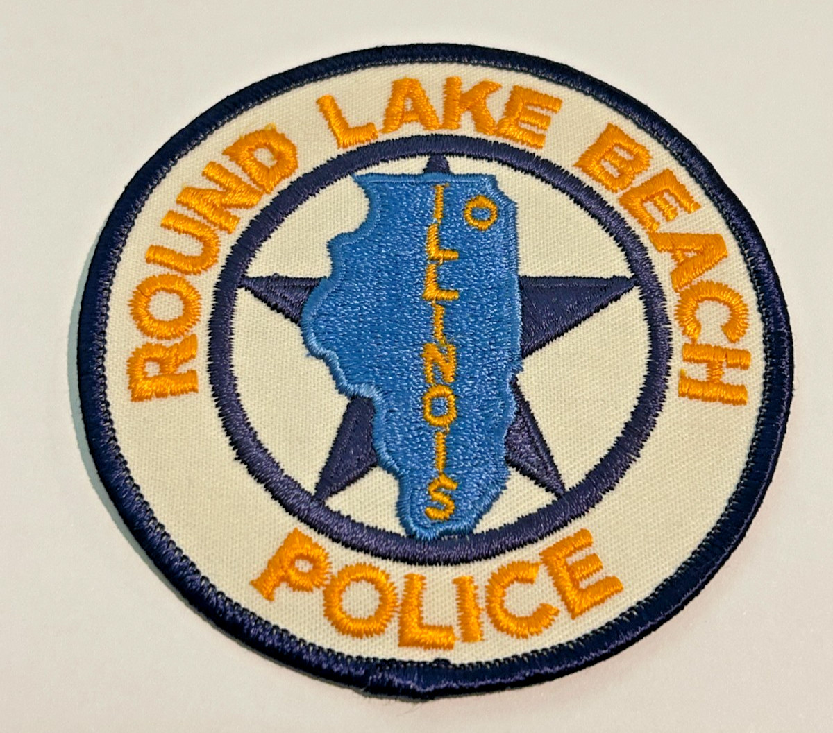 Round Lake Beach Illinois Police Patch Unused