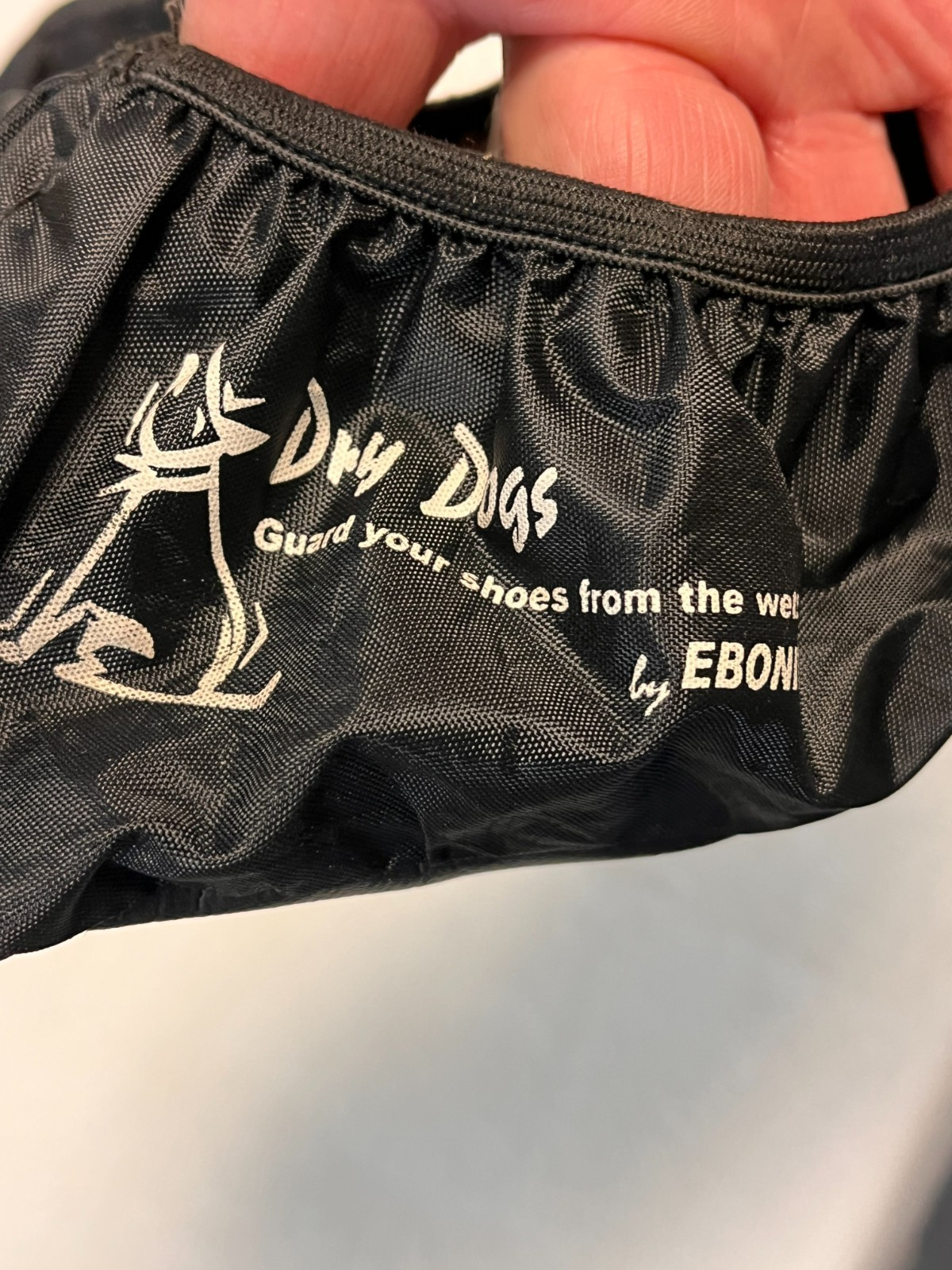 Ebonite Dry Dog Black Shoe Covers Size Large