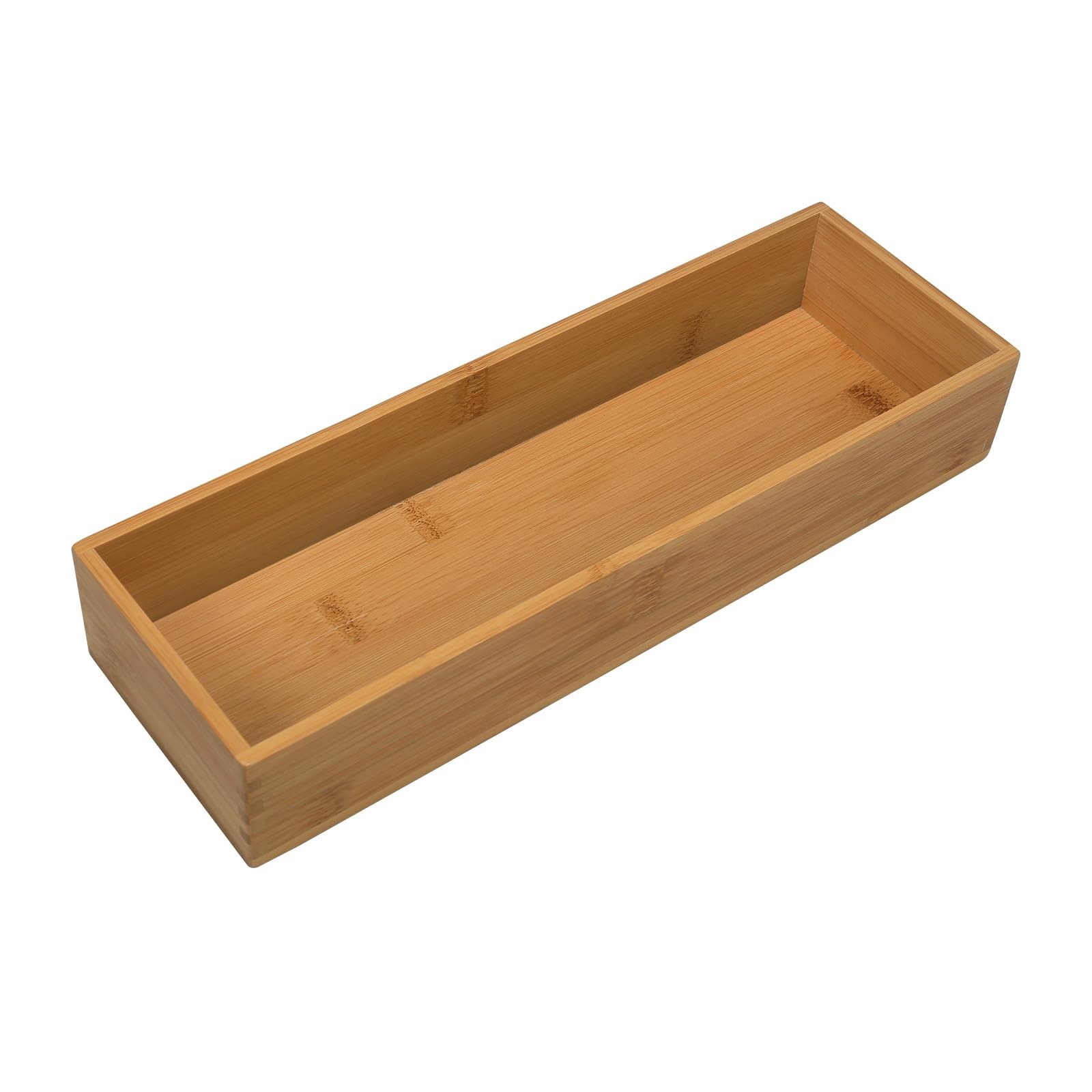 SYAOYI Bamboo Drawer Organizer - Kitchen 12"*4"*2", Natural