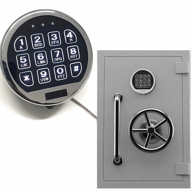 Digital Electronic Safe Lock LED Keypad Lock Gun Safe Lock w/ Rotating Lock Bolt