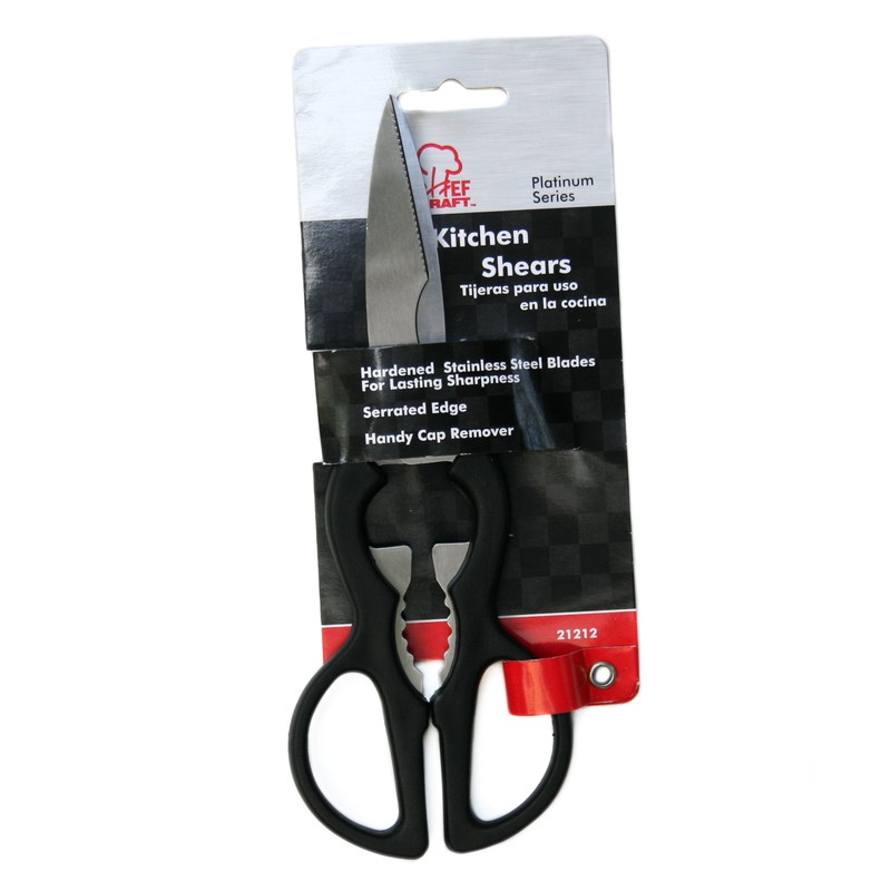 Chef Craft 21212 Stainless Steel Blade Kitchen Scissors 8 in. (Pack of 3)