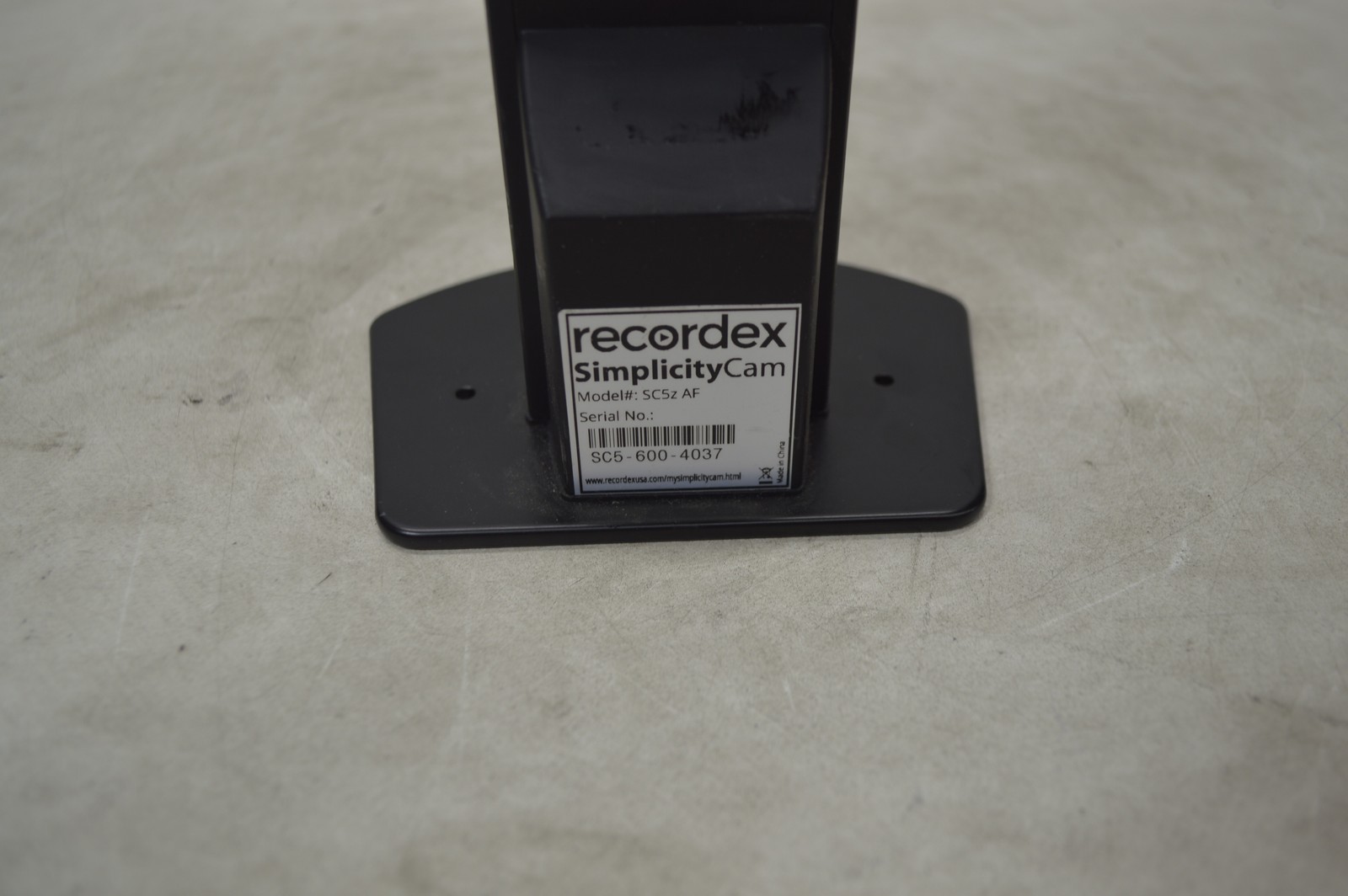 Recordex SimplycityCam SC5ZAF Document Recording Camera