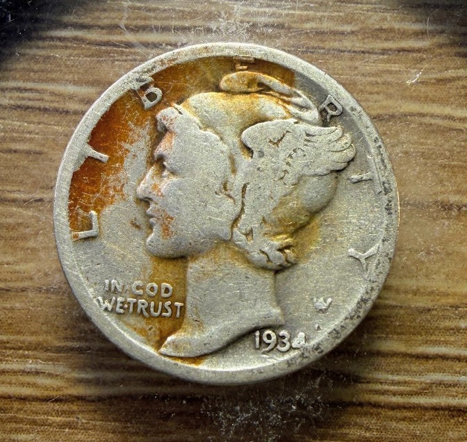 1934-D Mercury Dime - Actual Silver Coin Shown - Free Shipping & Tracking INV338