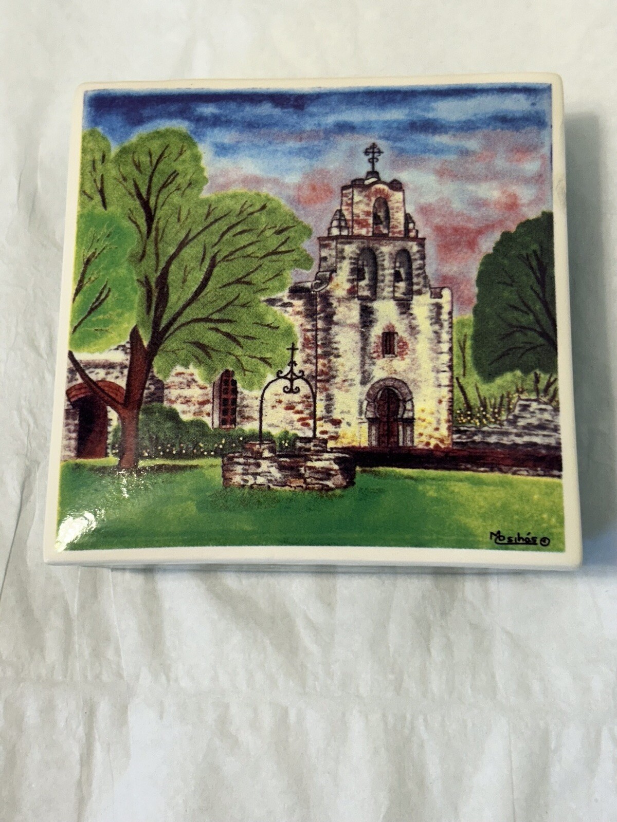 San Fernando Cathedral Trinket Box Chipped